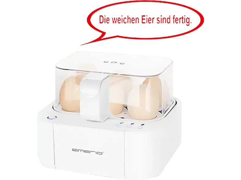 Emerio EB-115560.2 Eierkocher (Anzahl Eier: 6, 400 Watt)