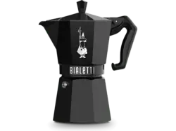 Bialetti 9065 Moka Express Exclusiv Schwarz 3-Tassen; Espressokocher