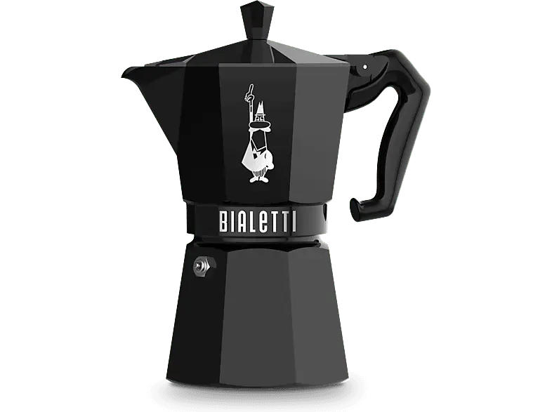 Bialetti 9065 Moka Express Exclusiv Schwarz 3-Tassen; Espressokocher