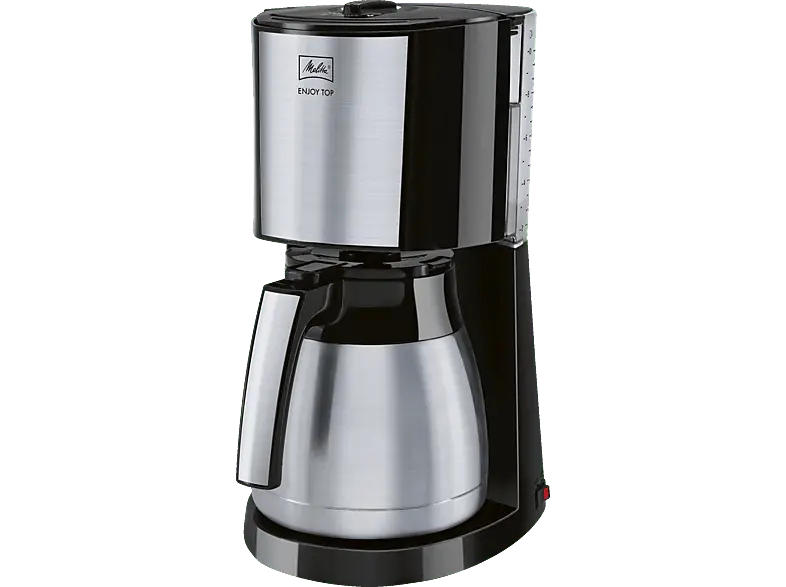 Melitta 1017-08 Enjoy Top Kaffeemaschine Schwarz/Silber