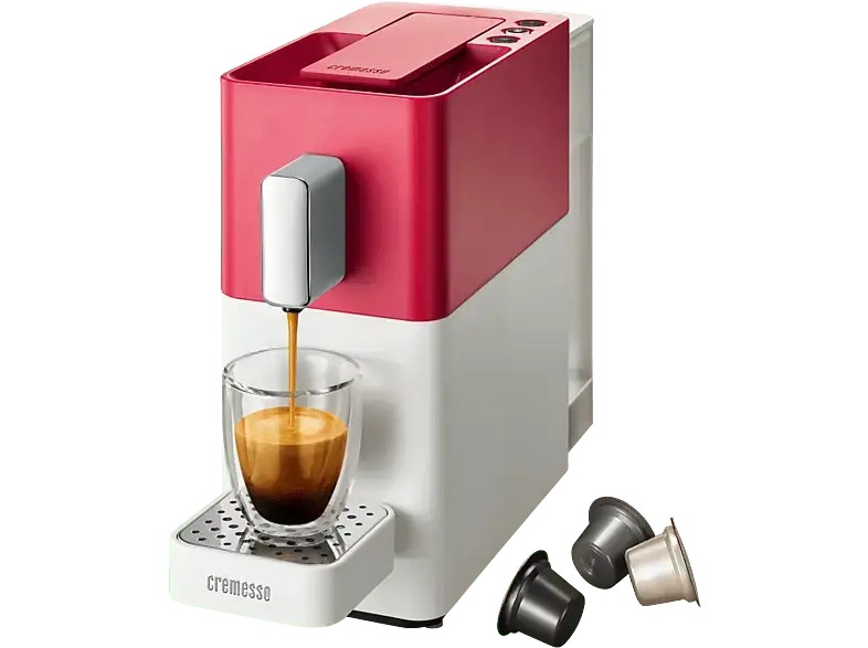 Cremesso 10183742 Easy Kapselmaschine Red/Shell White