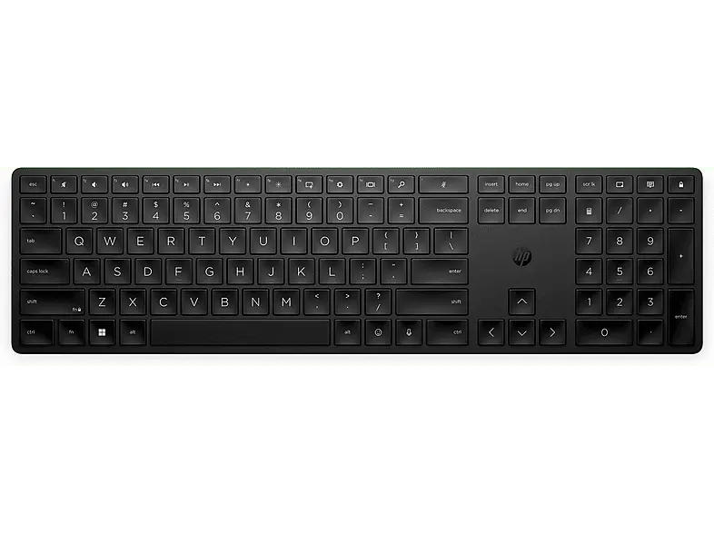HP 450 Programmierbare Tastatur, kabellos, USB, Full Size, Schwarz; kabellose Tastatur