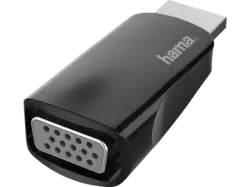 HAMA 200344 Video-Adapter, HDMI™-Stecker - VGA-Buchse, Full-HD 1080p; HDMI/VGA-Adapter