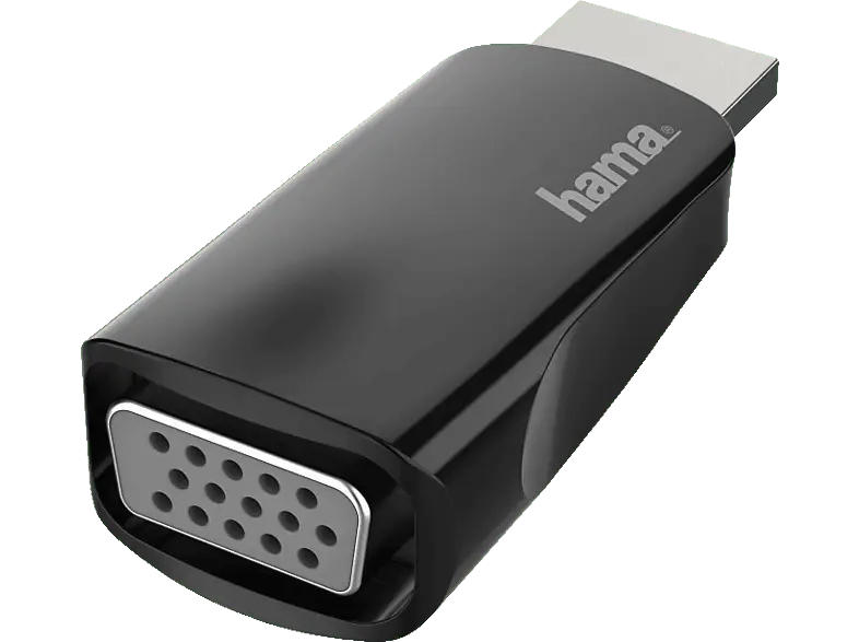 HAMA 200344 Video-Adapter, HDMI™-Stecker - VGA-Buchse, Full-HD 1080p; HDMI/VGA-Adapter