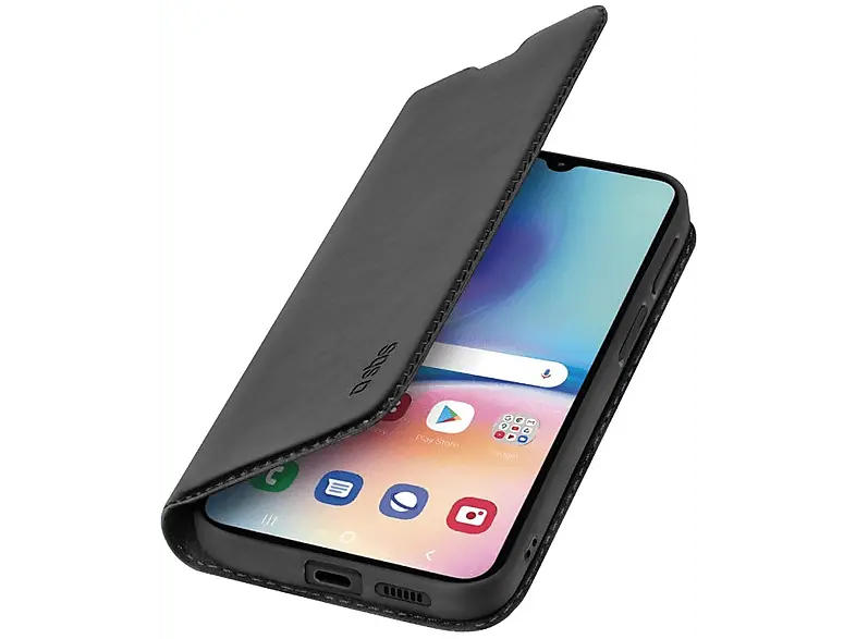 SBS 66342 Wallet Lite Bookcover, für Samsung Galaxy A05s, Schwarz; Handyhülle