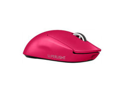 LOGITECH G pro X Superlight 2 Lightspeed Kabellose Gaming Maus, LightForce Switches, kompatibel mit PowerPLAY, 60 Gramm, Rosa / Magenta