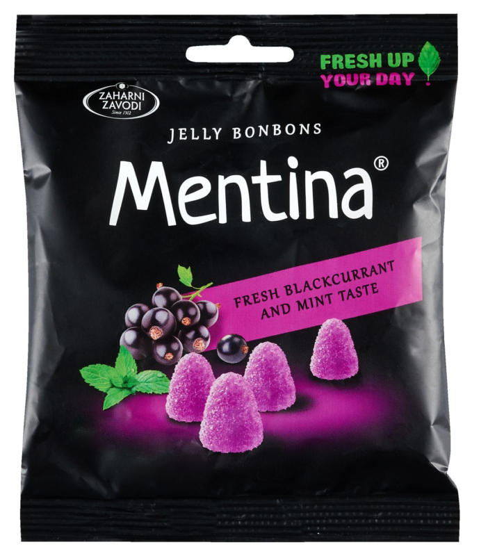 Mentina Желирани бонбони различни видове