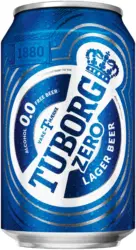 TUBORG Бира 0,0% vol