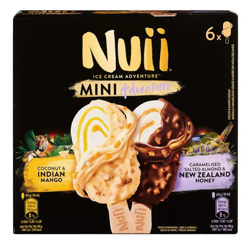 NUII Сладолед различни вкусове