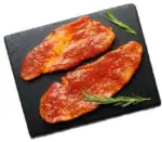 Kaufland хипермаркет Мариновани стекове от бут от свежата витрина - до 04-10-25