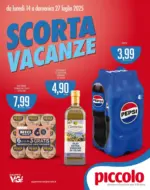 Supermercati Piccolo Scorta vacanze - al 27.07.2025