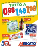 Mercatò Tutto a 0,98 - 1,48 - 1,98 - al 27.07.2025