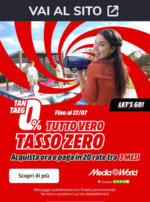 Media World Tasso 0 da MediaWorld! - al 27.07.2025