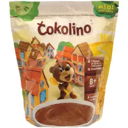 Cokolino - Getreidebrei ab dem vollendeten 8. Lebensmonat. Instant Getreideflocken mit Schokoladengeschmack und Vitaminen. Zur Herstellung von Brei.