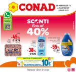 Conad Sconti fino al 40% - al 29.07.2025