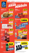 Aldi újság érvényessége 2025.07.23.-ig