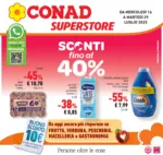 Conad Superstore Sconti fino al 40% - al 29.07.2025