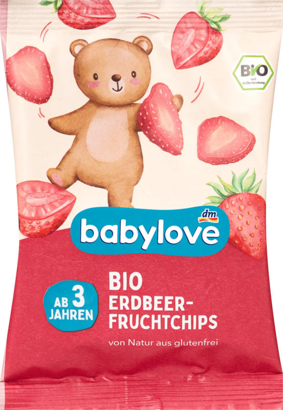 babylove Kindersnack Erdbeer-Fruchtchips ab 3 Jahren