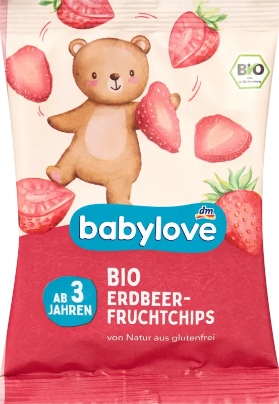 babylove Kindersnack Erdbeer-Fruchtchips ab 3 Jahren