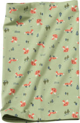 ALANA Loop Schal mit Fuchs-Muster, grün