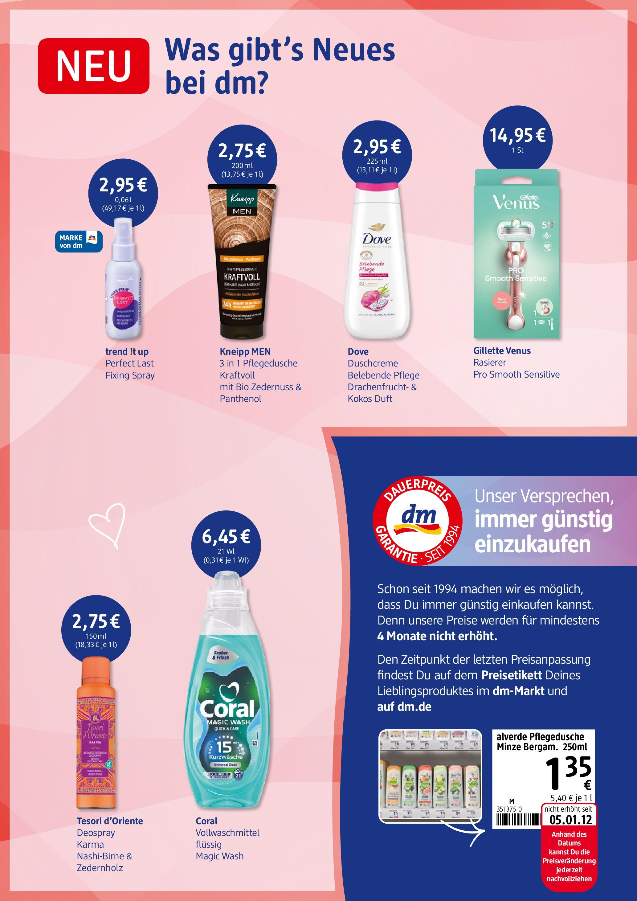 dm drogerie prospekt Neunkirchen (ab 15.07.2025) zum Blättern | Seite: 3 | Produkte: Coral, Duft, Duschcreme, Deospray