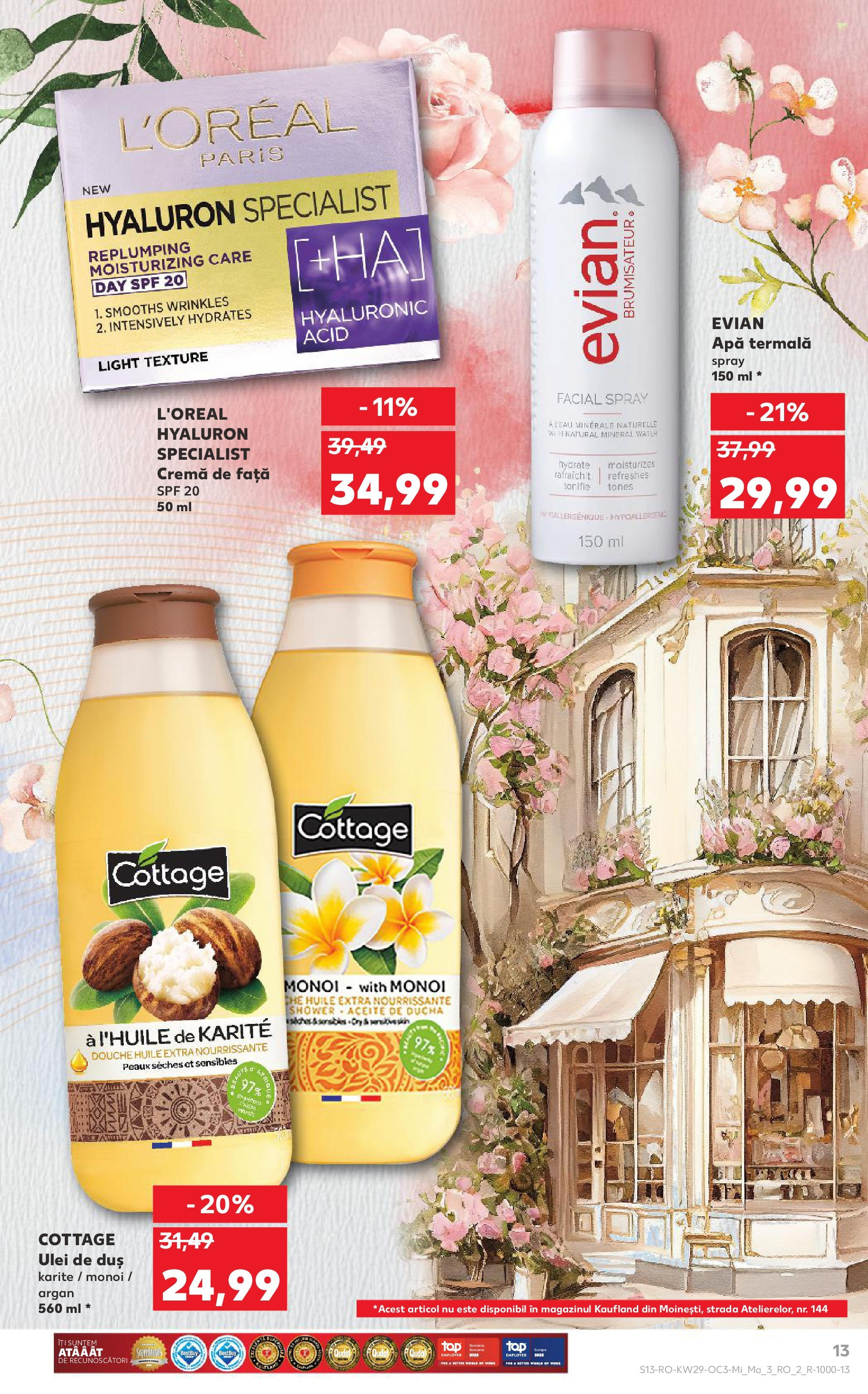 Catalog Kaufland - Deva Savoarea Franței 16.07.2025 - Revista si Oferta | Pagină: 13 | Produse: Duș, Cremă, Ulei, Apă