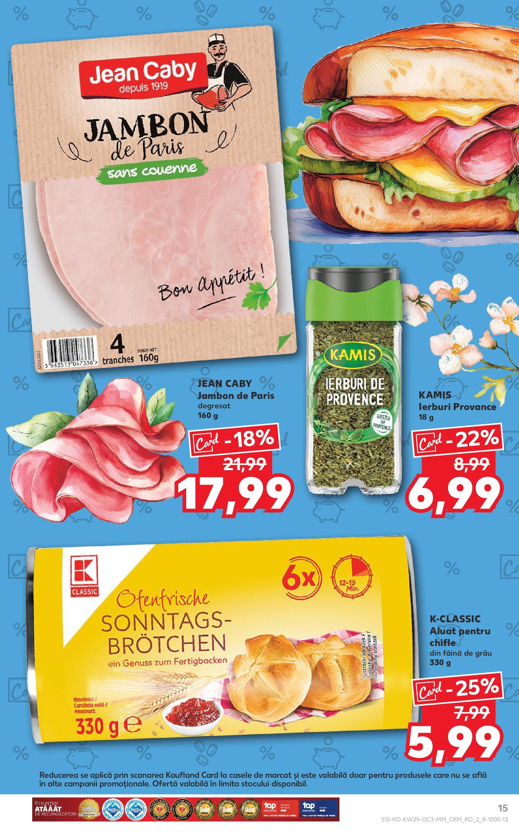 Catalog Kaufland - Deva Savoarea Franței 16.07.2025 - Revista si Oferta | Pagină: 15 | Produse: Aluat, Făină