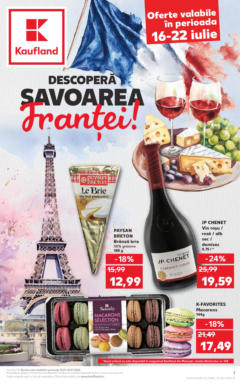 Catalog Kaufland - Râmnicu Vâlcea Savoarea Franței – previzualizare al pliantului de la Kaufland valabil de la 16.07.2025