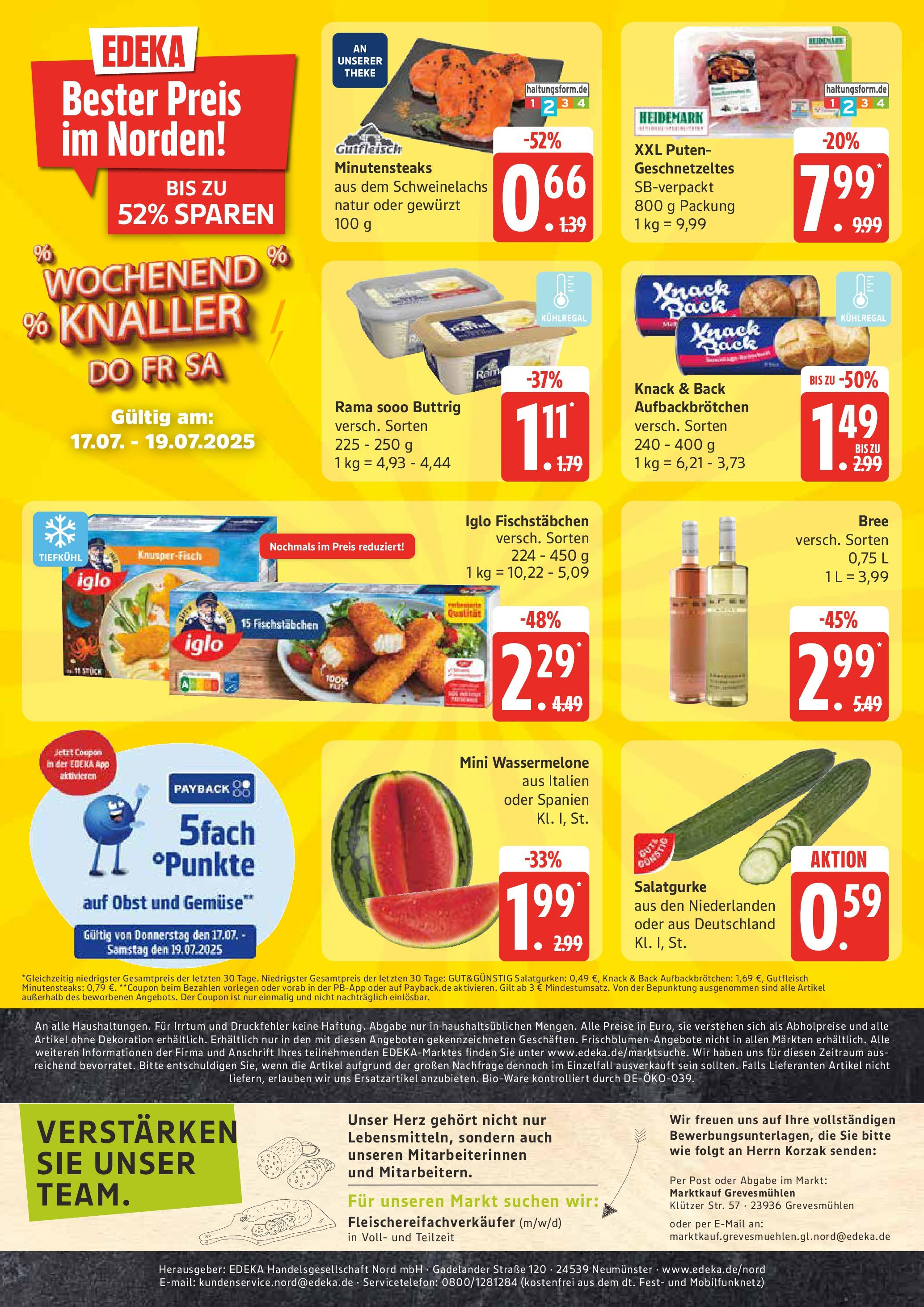 Marktkauf - Marktkauf: Wochenangebote (ab 13.07.2025) » Angebote online | Seite: 24 | Produkte: Theke, Iglo, Bree, Obst