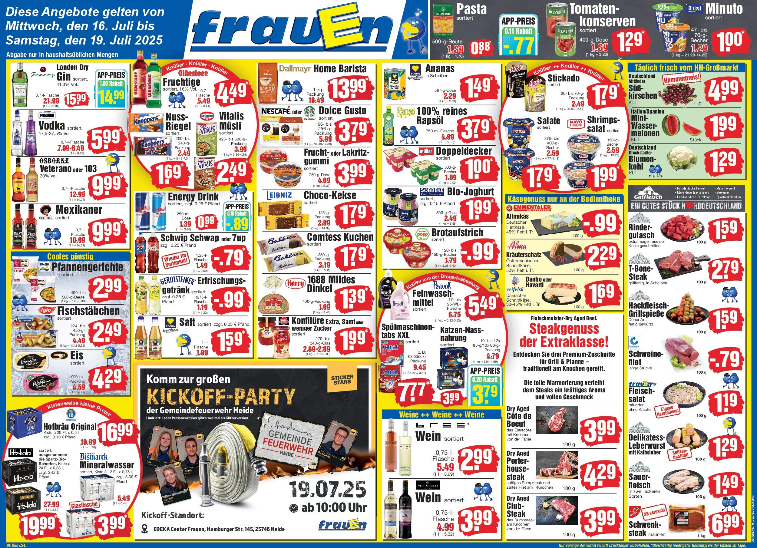 Edeka prospekt Heide	 (ab 16.07.2025) » Angebote Online | Seite: 1 | Produkte: Tomaten, Oldesloer, Knoppers, Kuchen