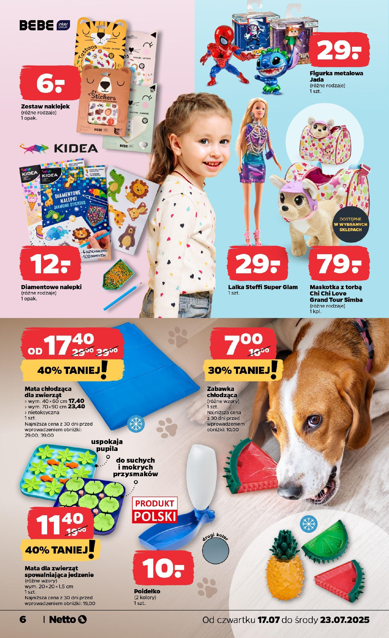 Netto gazetka - Spożywcza od 17.07.2025 - Aktualne promocje | Strona: 25 | Produkty: Torba, Lalka