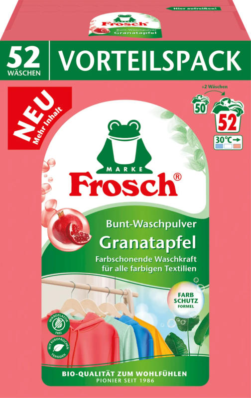 Frosch Colorwaschpulver Granatapfel