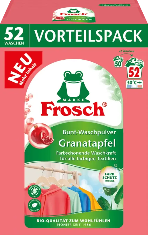 Frosch Colorwaschpulver Granatapfel