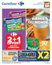 Marché frais / bières du monde