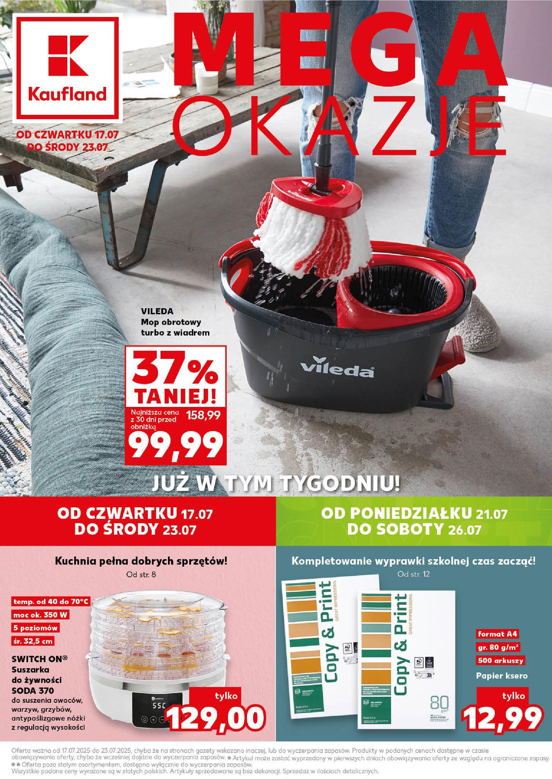 KAUFLAND gazetka promocyjna 17.07.2025 - Promocje - Numer strony 1