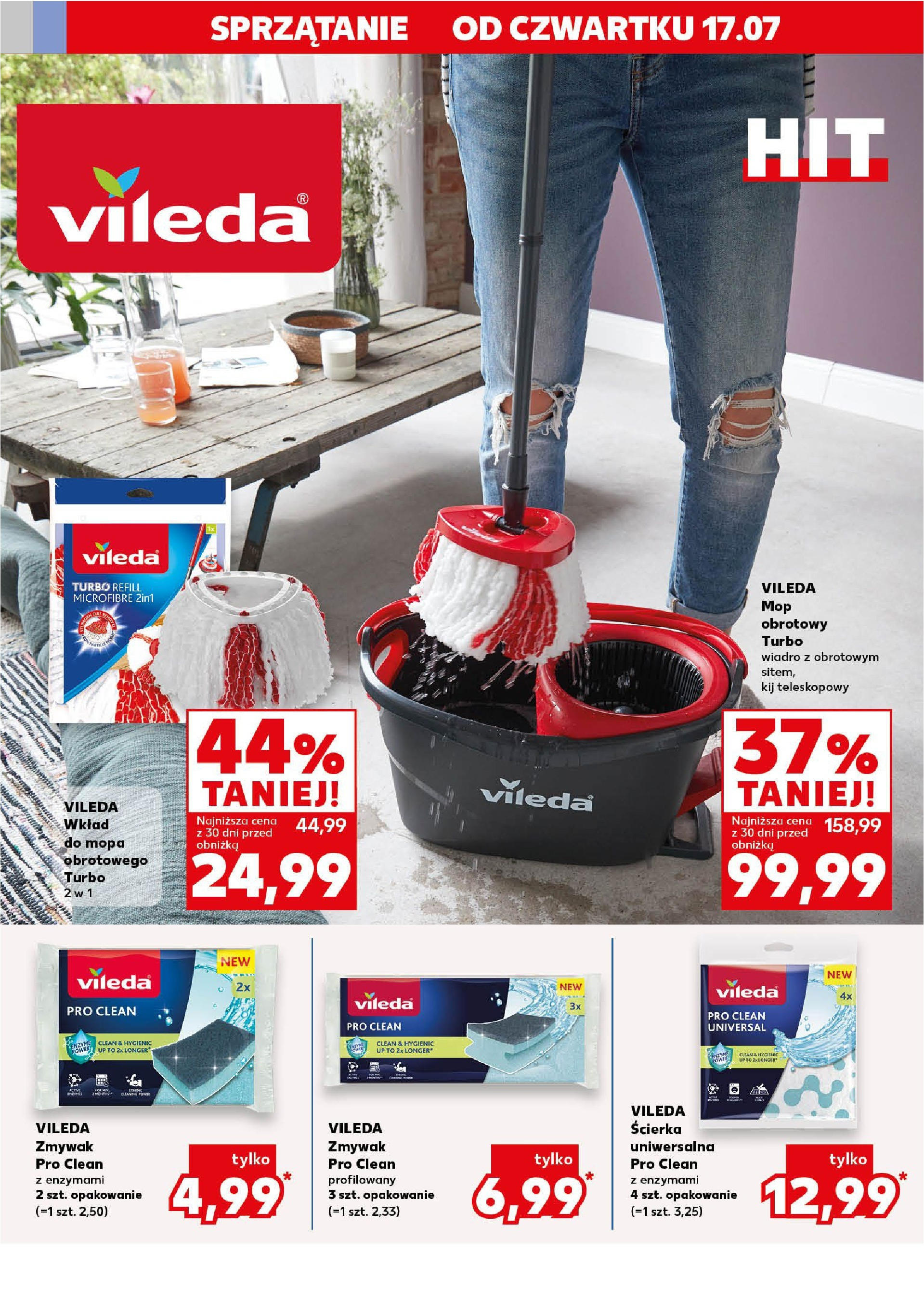 Kaufland gazetka - Mega okazje od 17.07.2025 - od jutra PDF | Strona: 4 | Produkty: Vileda