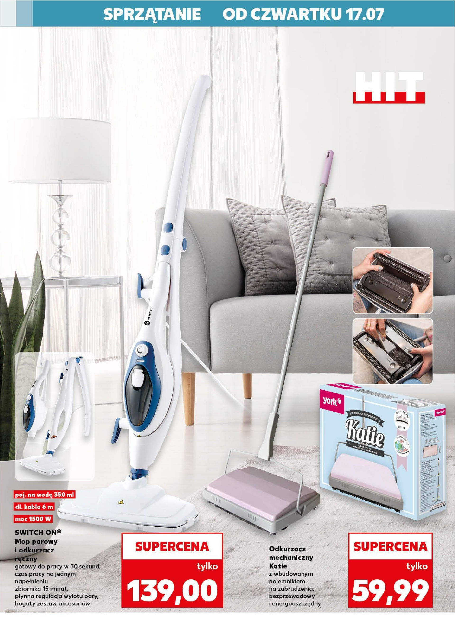 Kaufland gazetka - Mega okazje od 17.07.2025 - od jutra PDF | Strona: 6 | Produkty: Odkurzacz, Mop parowy