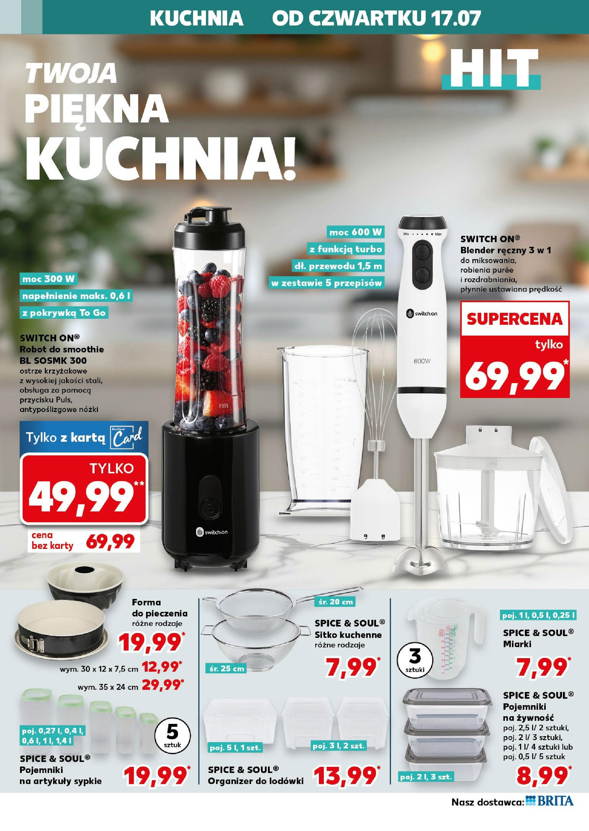 Kaufland gazetka - Mega okazje od 17.07.2025 - od jutra PDF | Strona: 8 | Produkty: Karta, Blender ręczny, Smoothie, Robot
