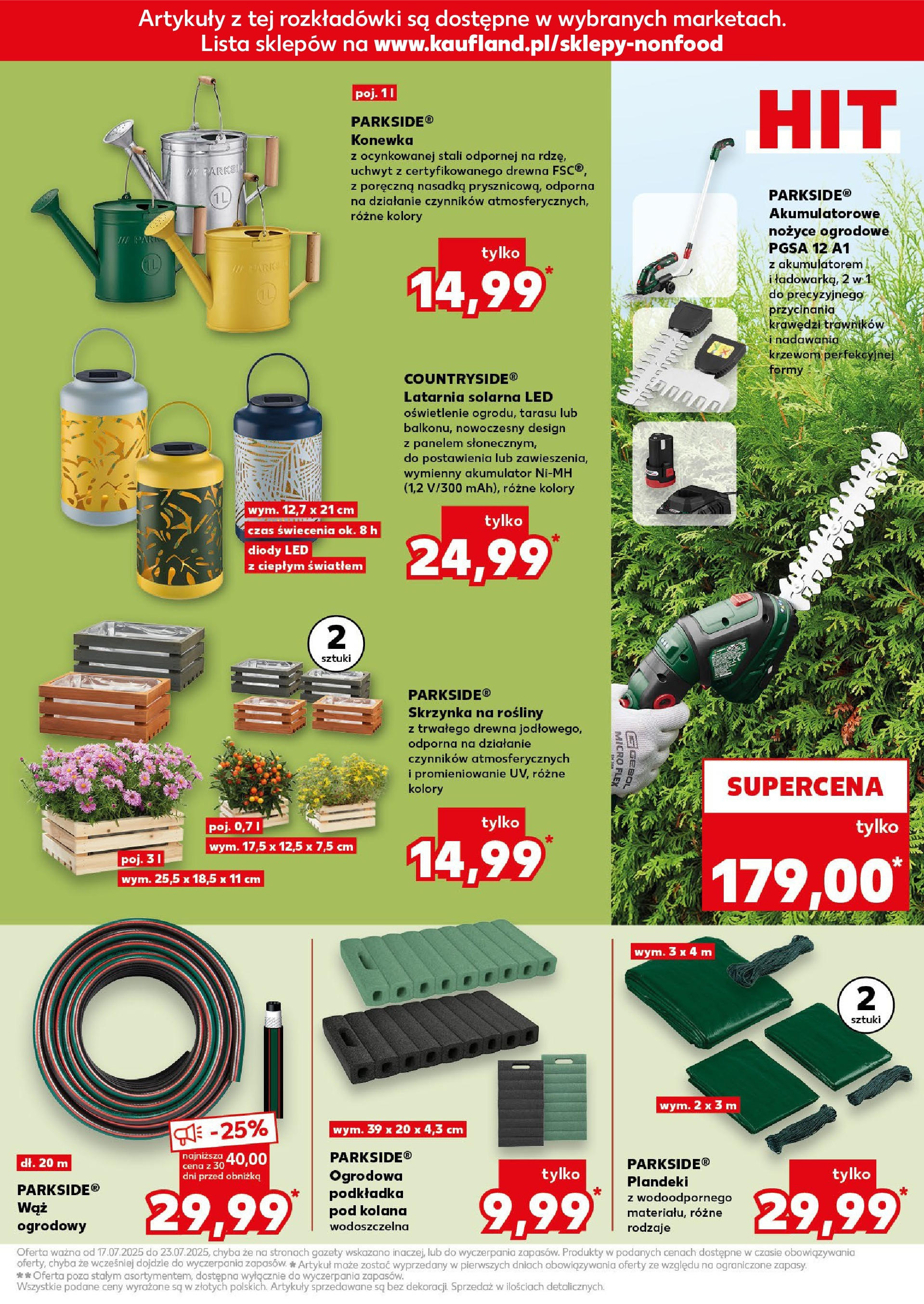 Kaufland gazetka - Mega okazje od 17.07.2025 - od jutra PDF | Strona: 11 | Produkty: Rosliny