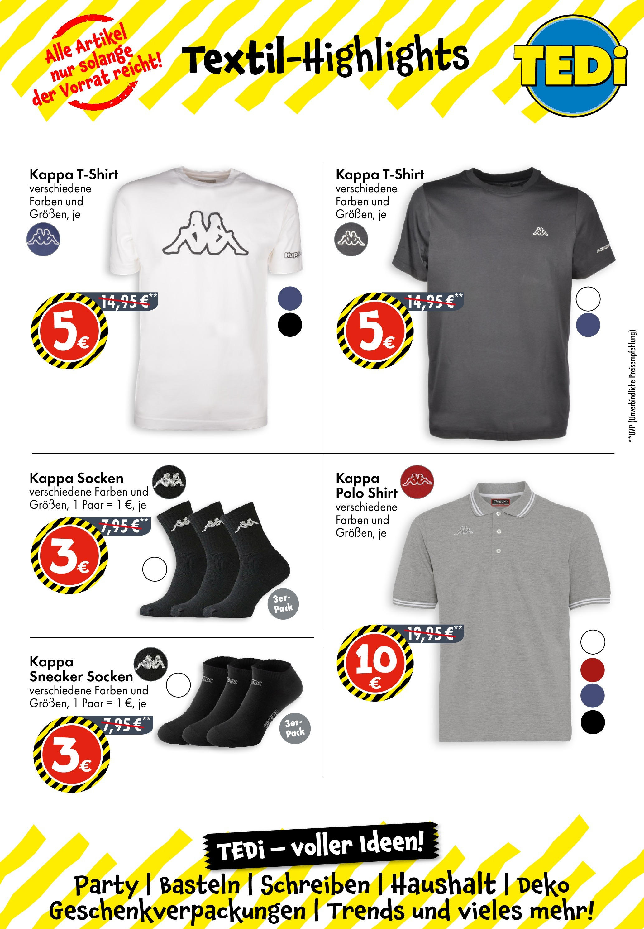 TEDi - TEDi Neueröffnung in Wunsiedel (ab 14.07.2025) zum Blättern | Seite: 5 | Produkte: Shirt, Socken