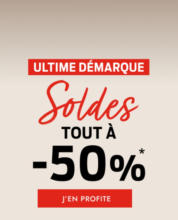 Ultime Démarque Tout à -50%