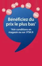 Jysk Offres exceptionnelles - au 22.07.2025