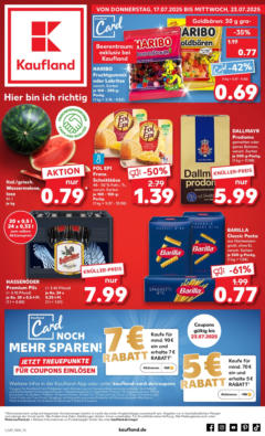 Vorschau von dem Prospekt des Geschäftes Kaufland, gültig ab dem 16.07.2025