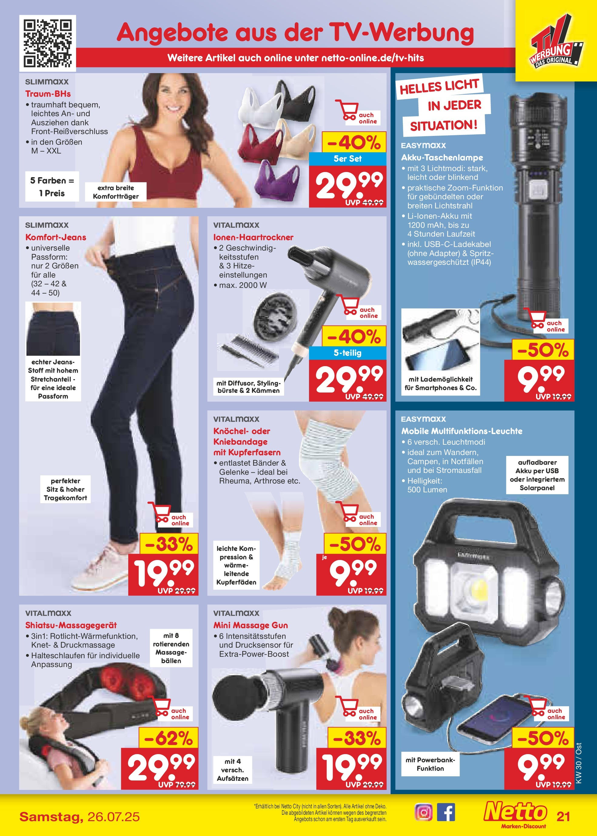 Netto Marken-Discount prospekt Rodewisch	 (ab 21.07.2025) » Angebote | Seite: 35 | Produkte: Adapter, USB, Bürste, Jeans