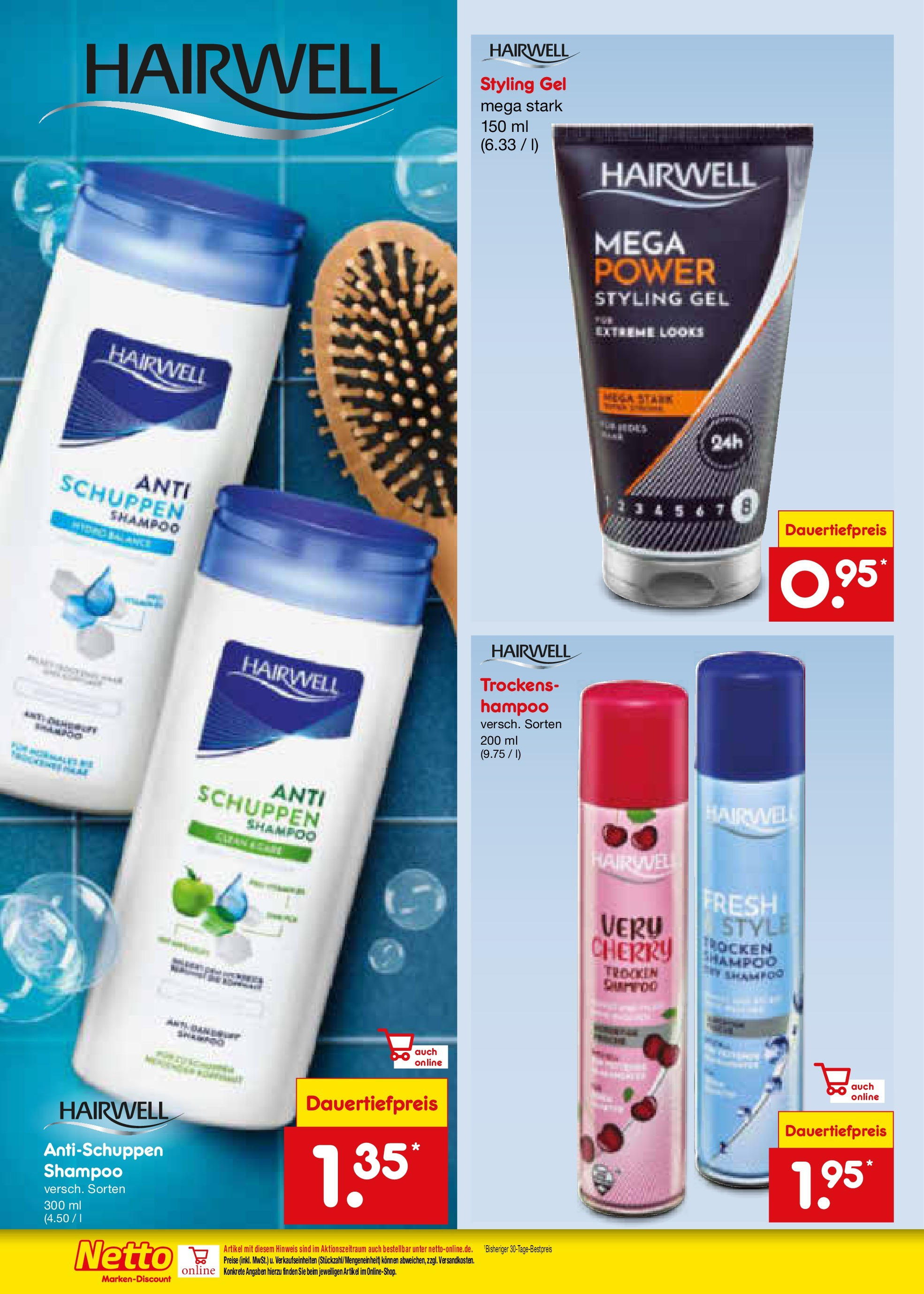 Netto Marken-Discount prospekt Bad Friedrichshall	 (ab 21.07.2025) » Angebote | Seite: 38 | Produkte: Shampoo