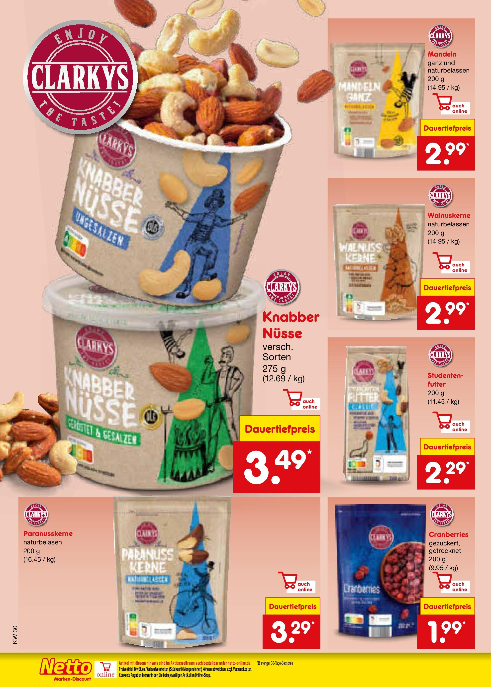 Netto Marken-Discount prospekt Bad Friedrichshall	 (ab 21.07.2025) » Angebote | Seite: 56 | Produkte: Mandeln, Nüsse