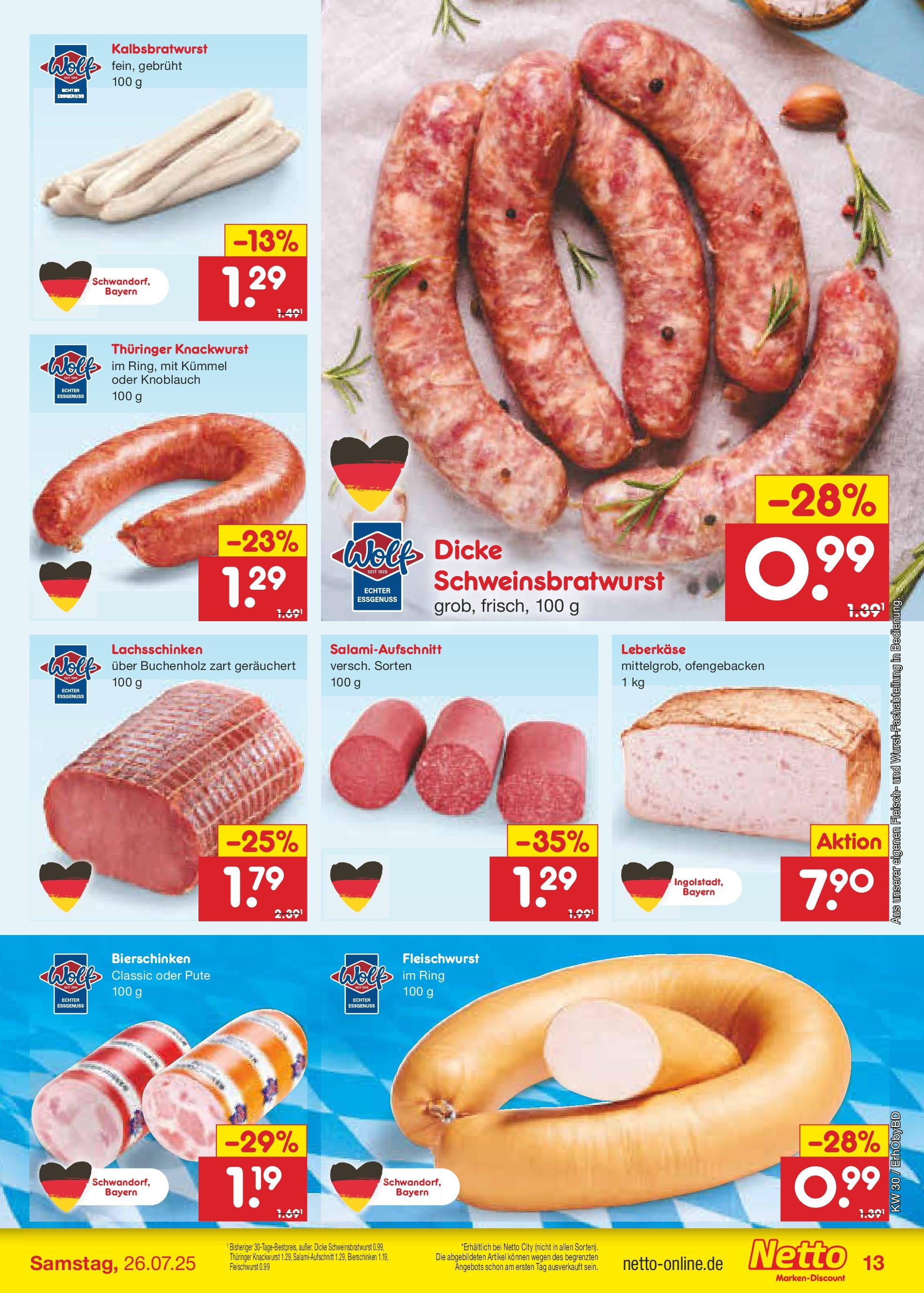 Netto Marken-Discount prospekt Velden (ab 21.07.2025) » Angebote | Seite: 17 | Produkte: Pute, Knoblauch, Fleisch, Leberkase Netto Marken-Discount prospekt Velden (ab 21.07.2025) » Angebote | Seite: 17 | Produkte: Pute, Knoblauch, Fleisch, Leberkase