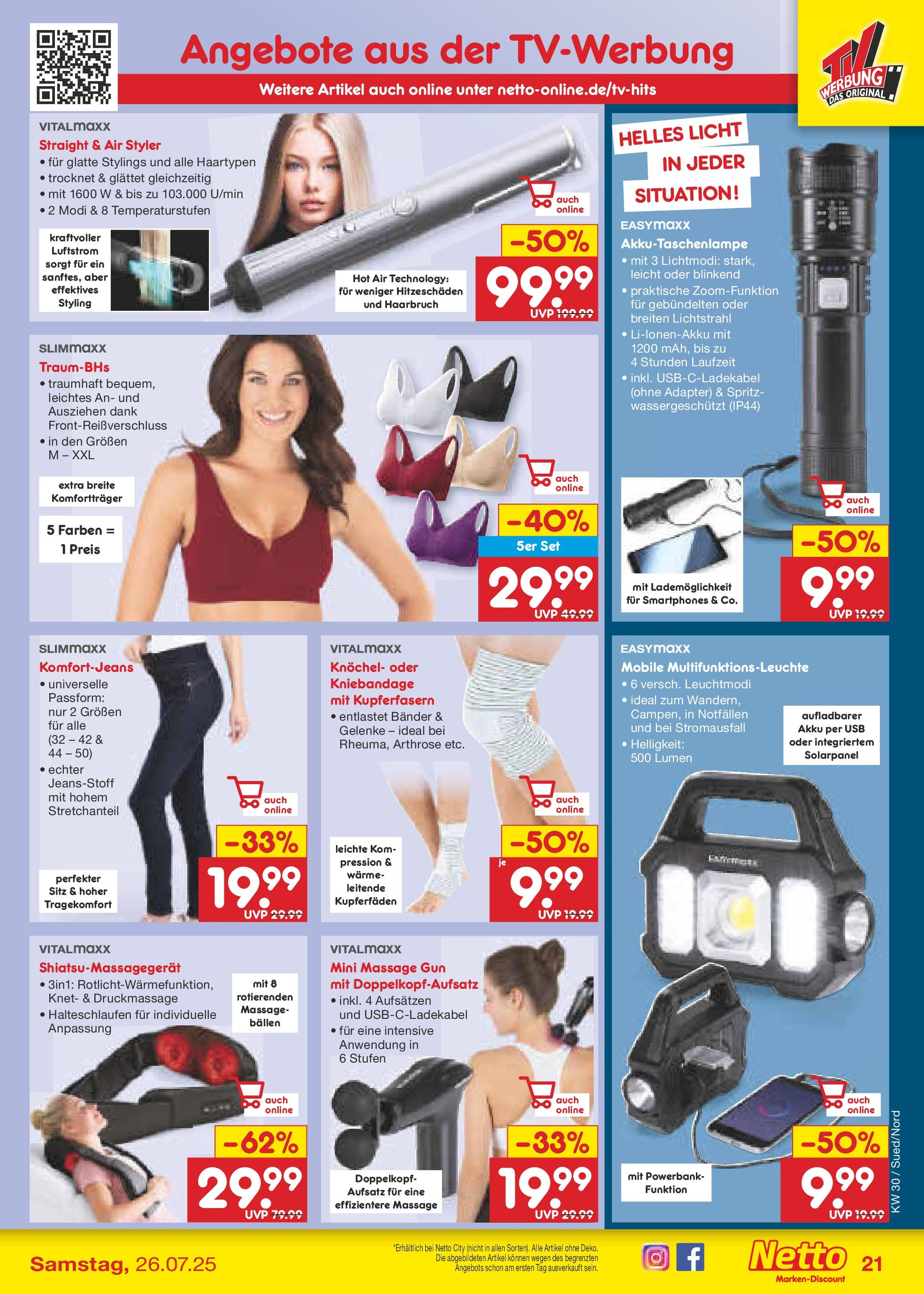 Netto Marken-Discount prospekt Bad Friedrichshall	 (ab 21.07.2025) » Angebote | Seite: 35 | Produkte: Adapter, USB, Smartphones, Powerbank