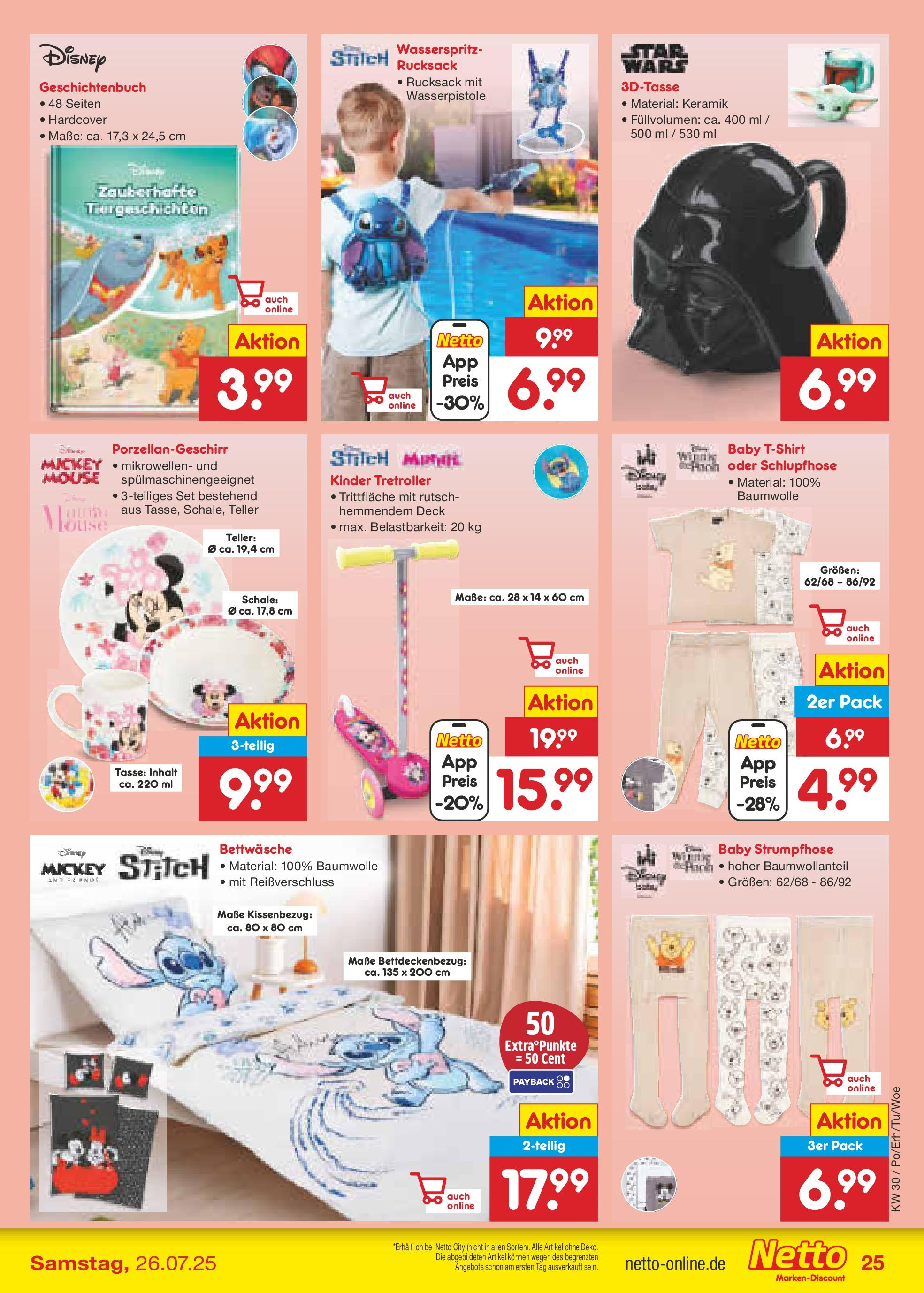 Netto Marken-Discount prospekt Velden (ab 21.07.2025) » Angebote | Seite: 41 | Produkte: Bettwäsche, Rucksack, Strumpfhose Netto Marken-Discount prospekt Velden (ab 21.07.2025) » Angebote | Seite: 41 | Produkte: Bettwäsche, Rucksack, Strumpfhose