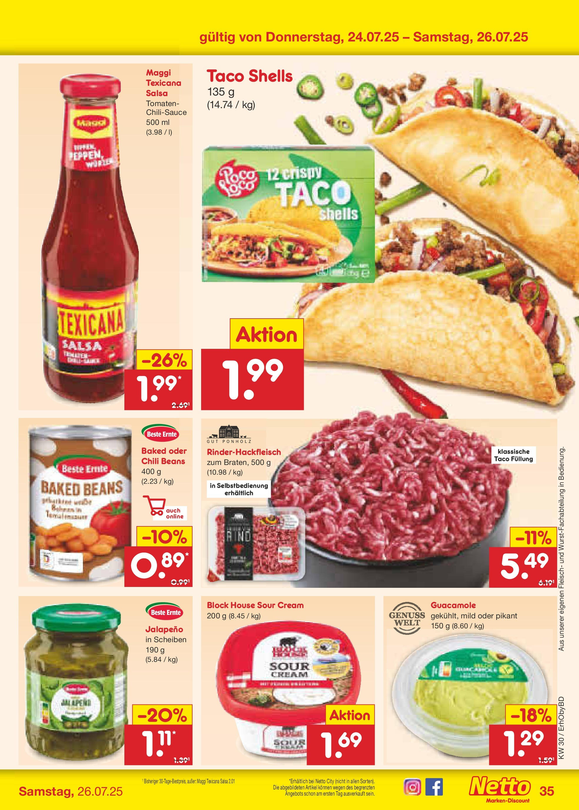 Netto Marken-Discount prospekt Velden (ab 21.07.2025) » Angebote | Seite: 53 | Produkte: Maggi, Tomaten, Chili, Fleisch Netto Marken-Discount prospekt Velden (ab 21.07.2025) » Angebote | Seite: 53 | Produkte: Maggi, Tomaten, Chili, Fleisch